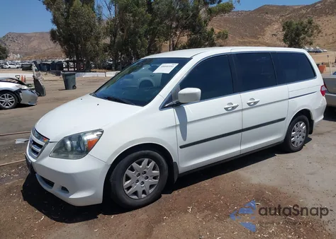 2007 Honda Odyssey Lx from USA, damaged, VIN 5FNRL38257B092353